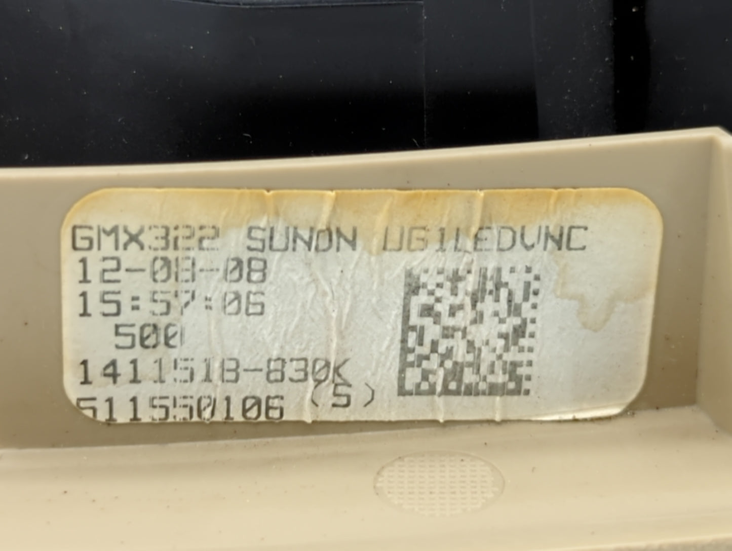 2009 Cadillac Cts Overhead Roof Console - Oemusedautoparts1.com