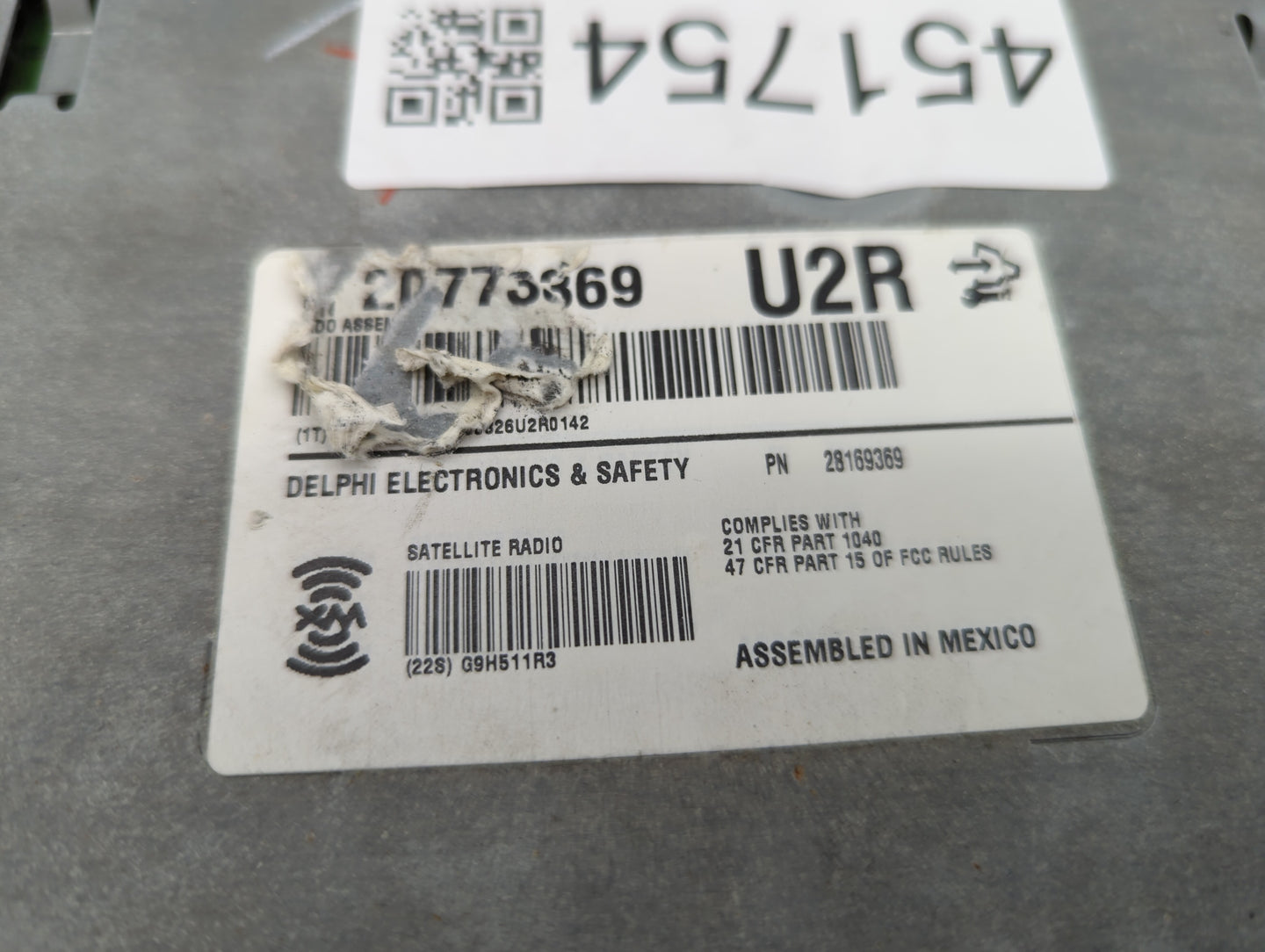 2008-2010 Cadillac Cts Am Fm Cd Player Radio Receiver - Oemusedautoparts1.com