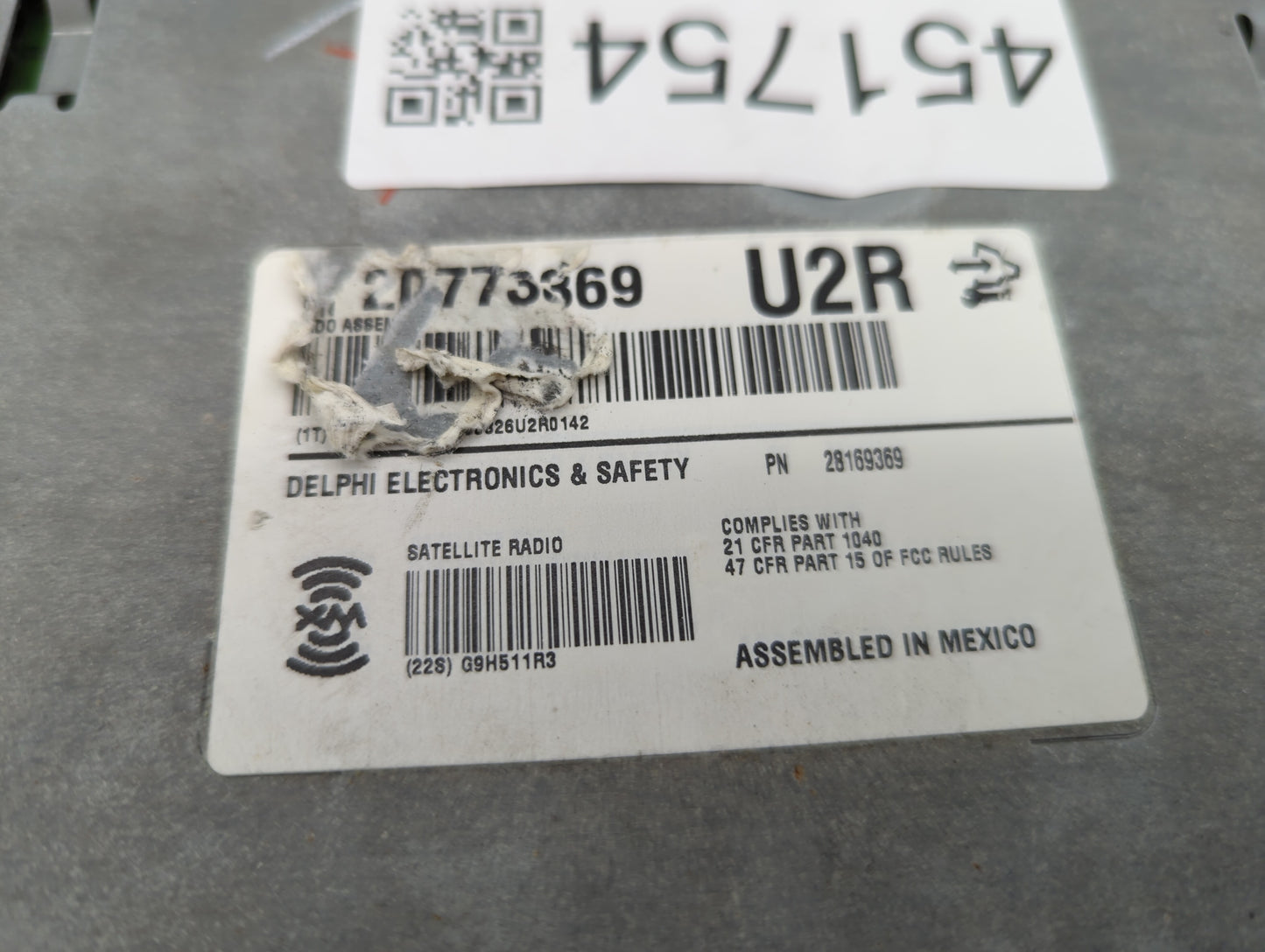 2008-2010 Cadillac Cts Am Fm Cd Player Radio Receiver - Oemusedautoparts1.com