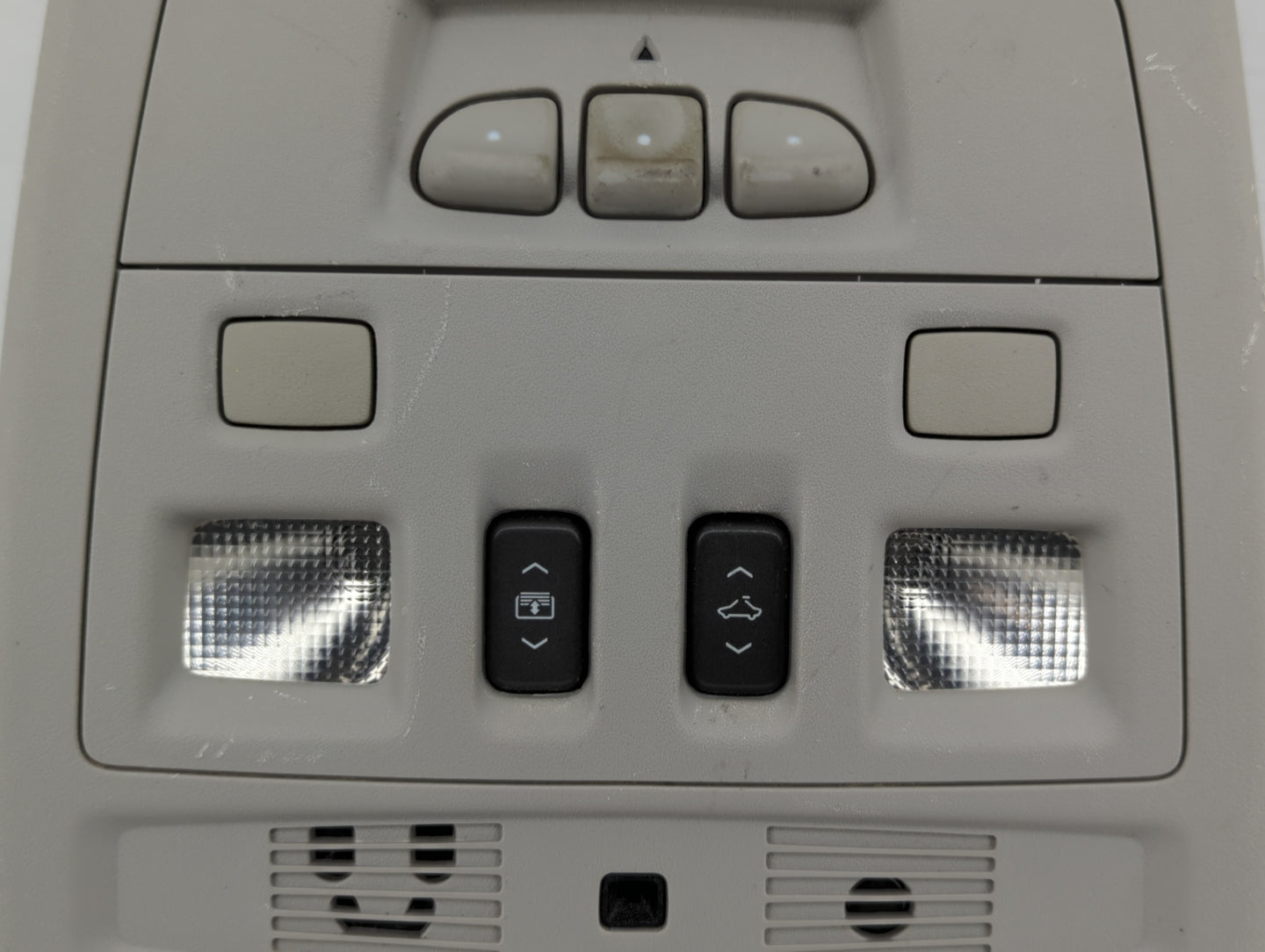 2009 Cadillac Cts Overhead Roof Console Light Grey - Oemusedautoparts1.com
