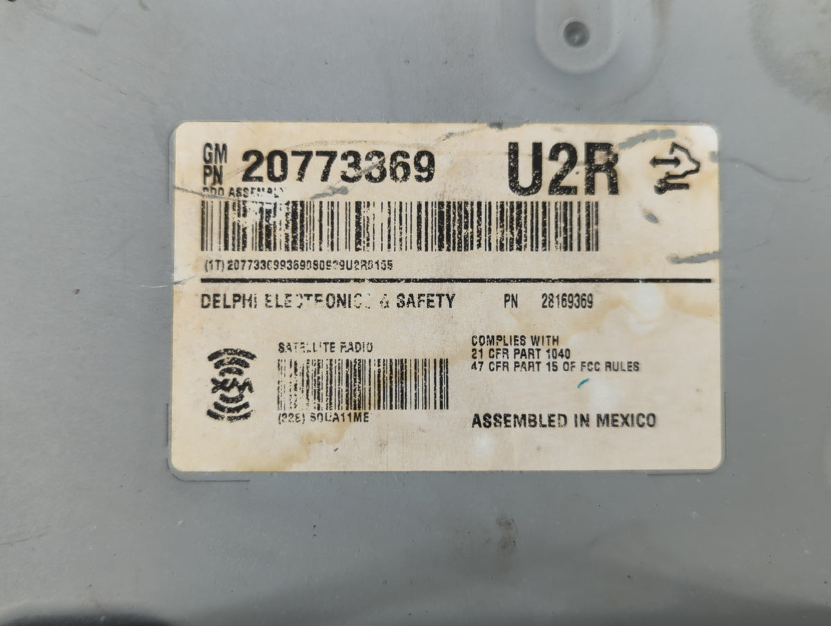 2009-2013 Cadillac Cts Am Fm Cd Player Radio Receiver 517084 - Oemusedautoparts1.com