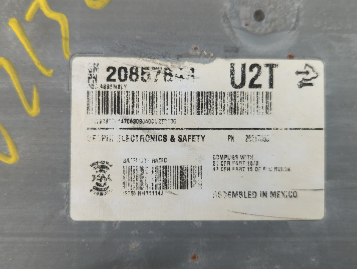 2008-2014 Cadillac Cts Am Fm Cd Player Radio Receiver 554664 - Oemusedautoparts1.com