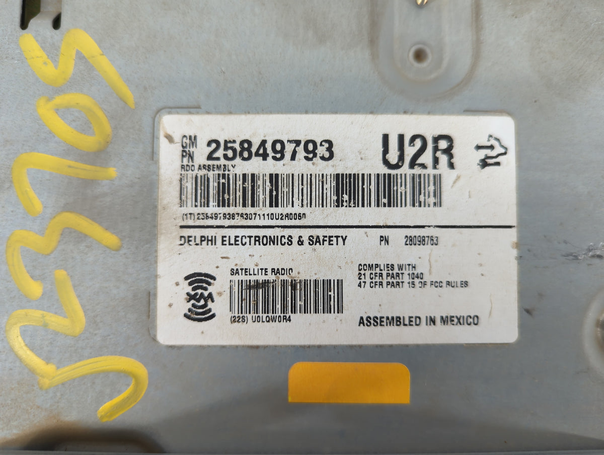 2008-2010 Cadillac Cts Am Fm Cd Player Radio Receiver 555031 - Oemusedautoparts1.com