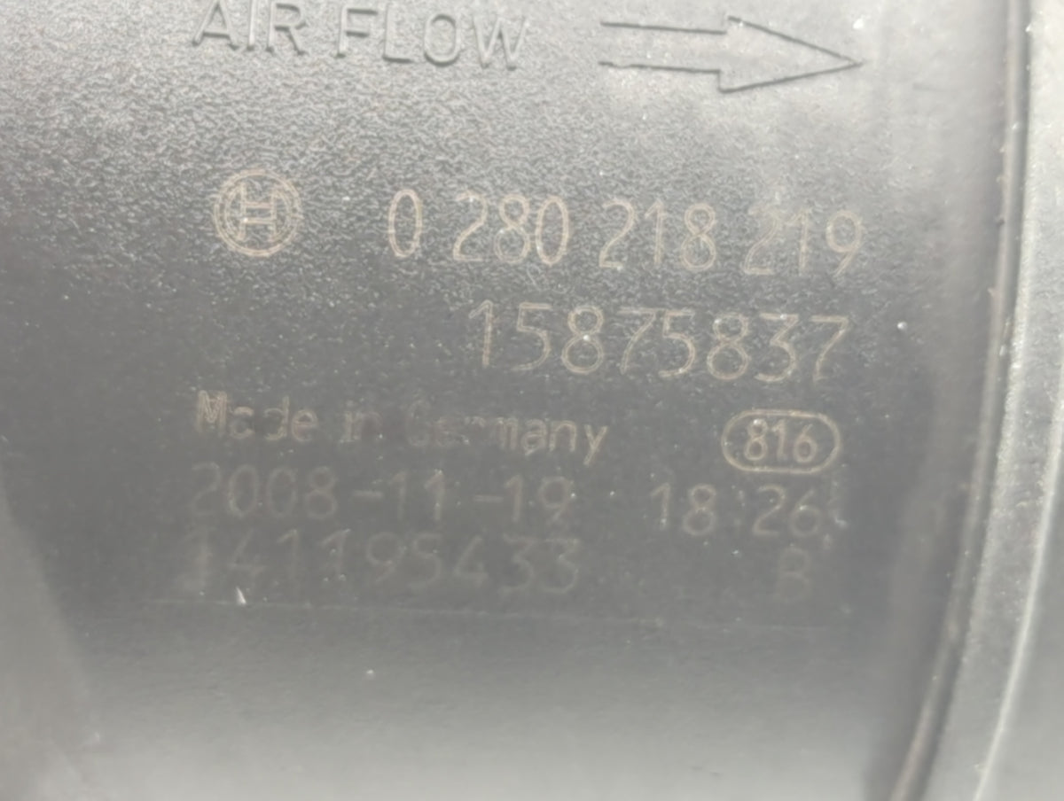 2008-2011 Cadillac Cts Mass Air Flow Meter Maf Sensor 617312 - Oemusedautoparts1.com