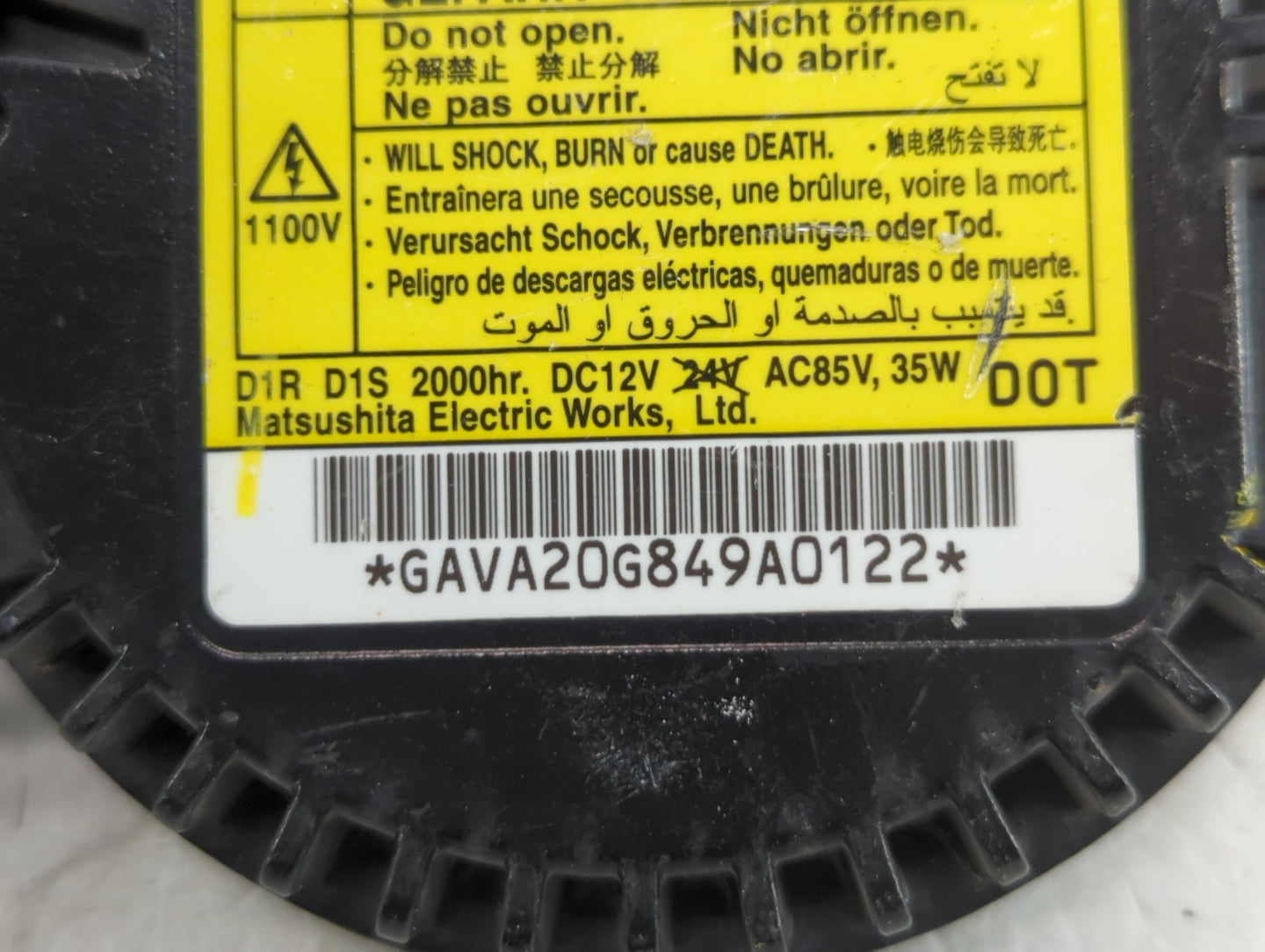 2008-2009 Cadillac Cts Headlight Ballast Head Light - Oemusedautoparts1.com