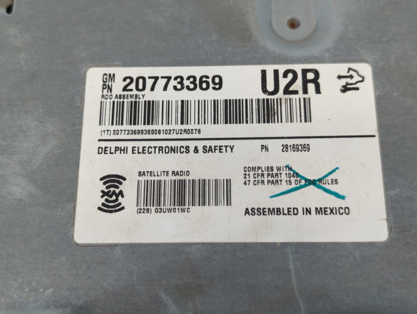 2009-2014 Cadillac Cts Am Fm Cd Player Radio Receiver - Oemusedautoparts1.com