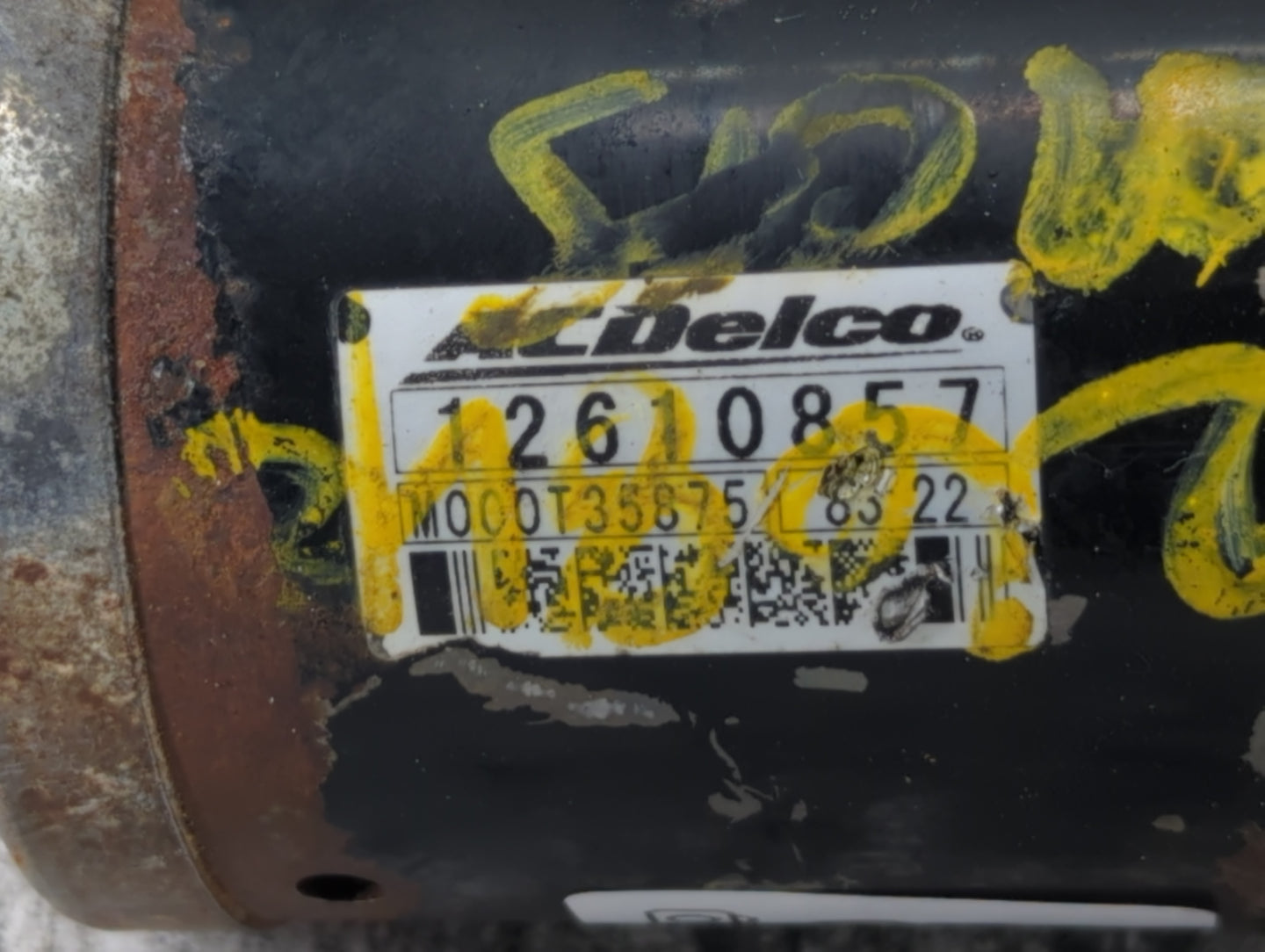 2008-2015 Cadillac Cts Car Starter Motor Solenoid OEM P/N:M000T35875 12610857 Fits Fits 2008 2009 2010 2011 2012 2013 2014 2