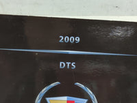 2009 Cadillac Dts Owners Manual Book Guide P/N:25793159 A OEM Used Auto Parts - Oemusedautoparts1.com