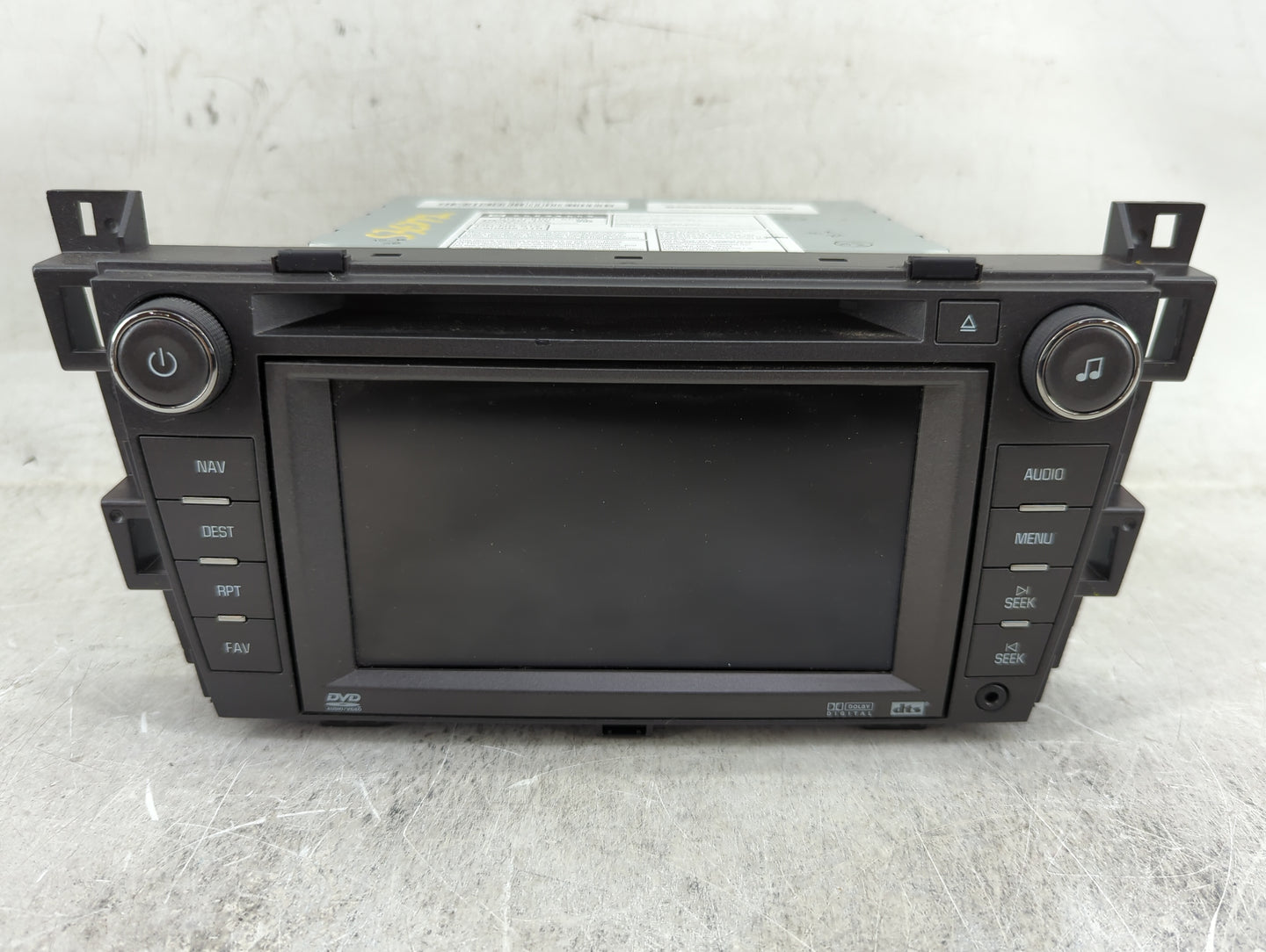 2009-2011 Cadillac Dts Radio AM FM Cd Player Receiver Replacement Fits Fits 2009 2010 2011 OEM Used Auto Parts - Oemusedauto