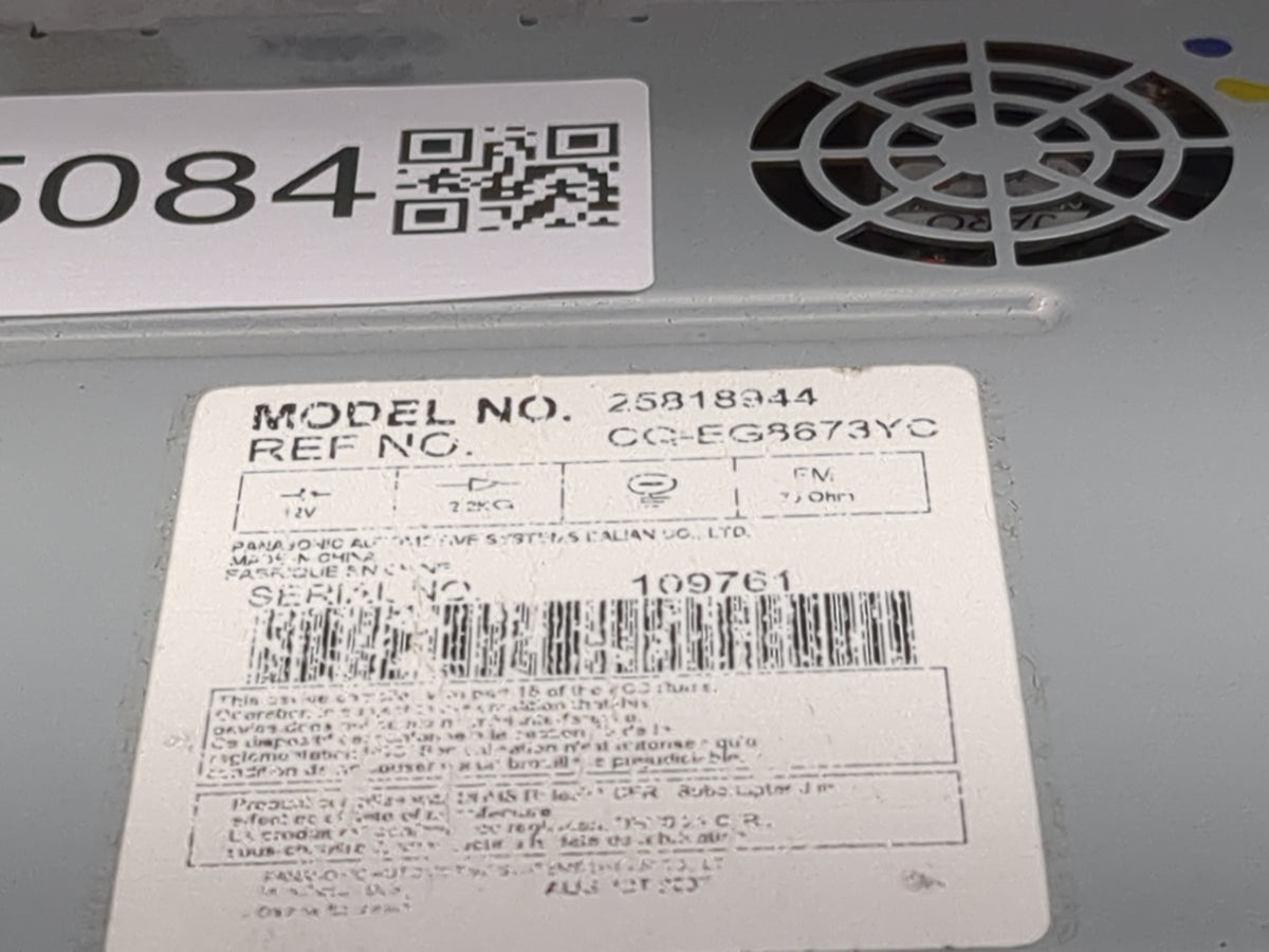2006-2011 Cadillac Dts Radio AM FM Cd Player Receiver Replacement P/N:25818944 CG-EG8673YC Fits OEM Used Auto Parts - Oemuse