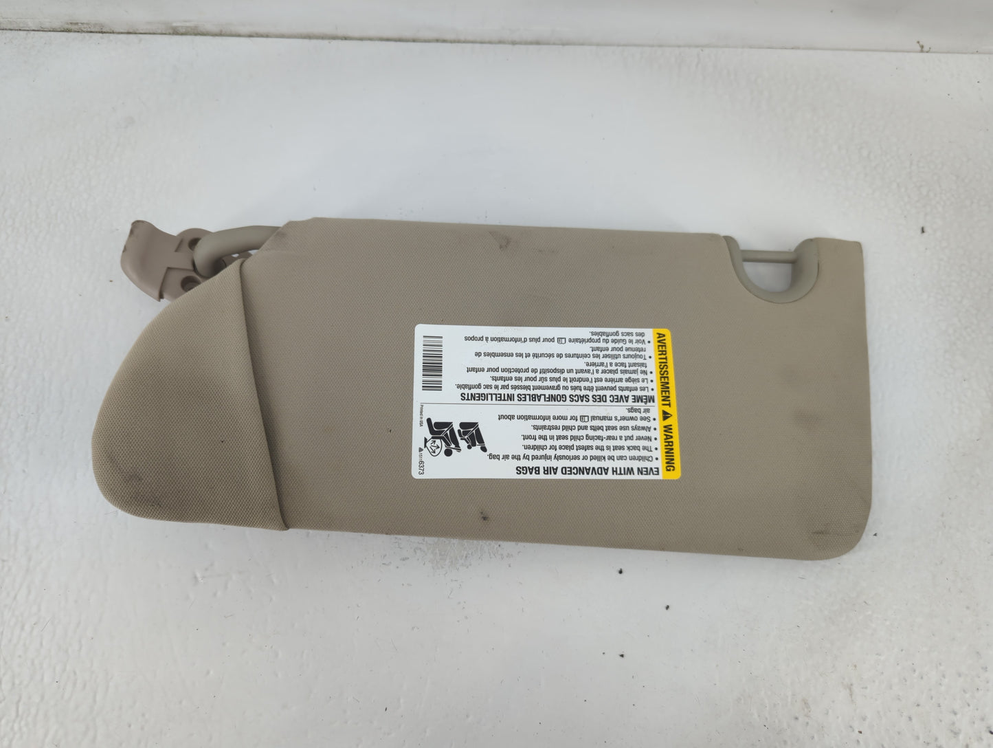 2008-2011 Cadillac Dts Sun Visor Shade Replacement Passenger Right Mirror Fits Fits 2008 2009 2010 2011 OEM Used Auto Parts 