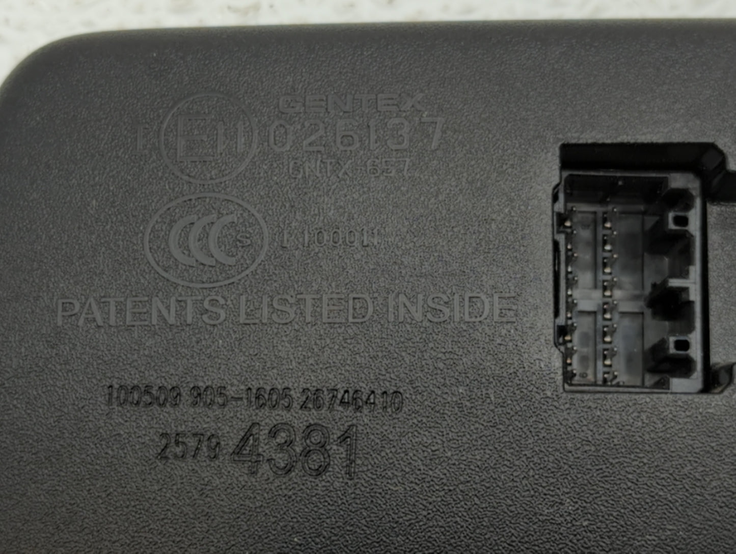 2009 Cadillac Escalade Esv Interior Rear View Mirror Replacement OEM P/N:E11025898 E110153221, 15812021, E11015322, 15269045