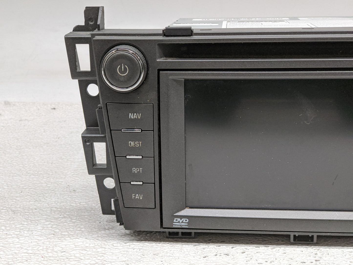 2009 Cadillac Srx Radio AM FM Cd Player Receiver Replacement P/N:25851426 Fits OEM Used Auto Parts - Oemusedautoparts1.com