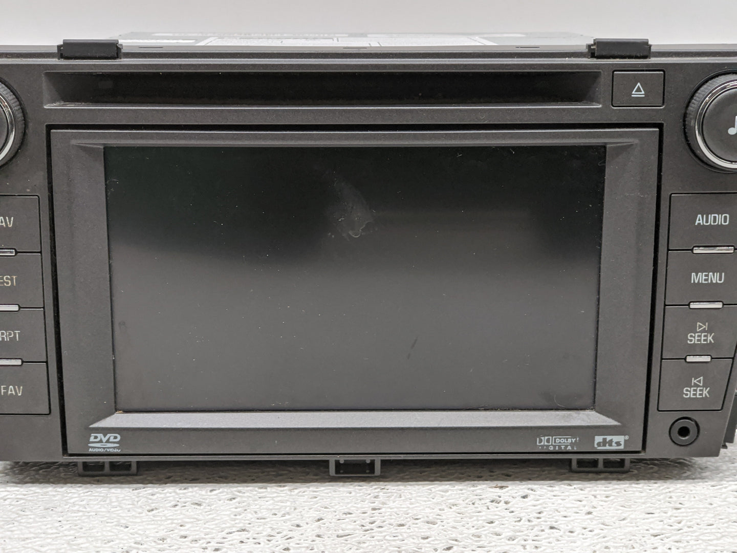 2009 Cadillac Srx Radio AM FM Cd Player Receiver Replacement P/N:25851426 Fits OEM Used Auto Parts - Oemusedautoparts1.com