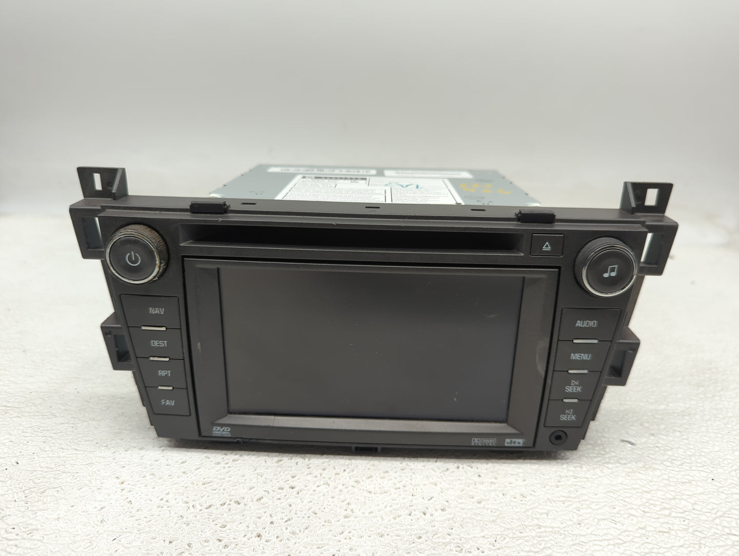 2008-2009 Cadillac Srx Radio AM FM Cd Player Receiver Replacement P/N:25851426 Fits Fits 2008 2009 OEM Used Auto Parts - Oem