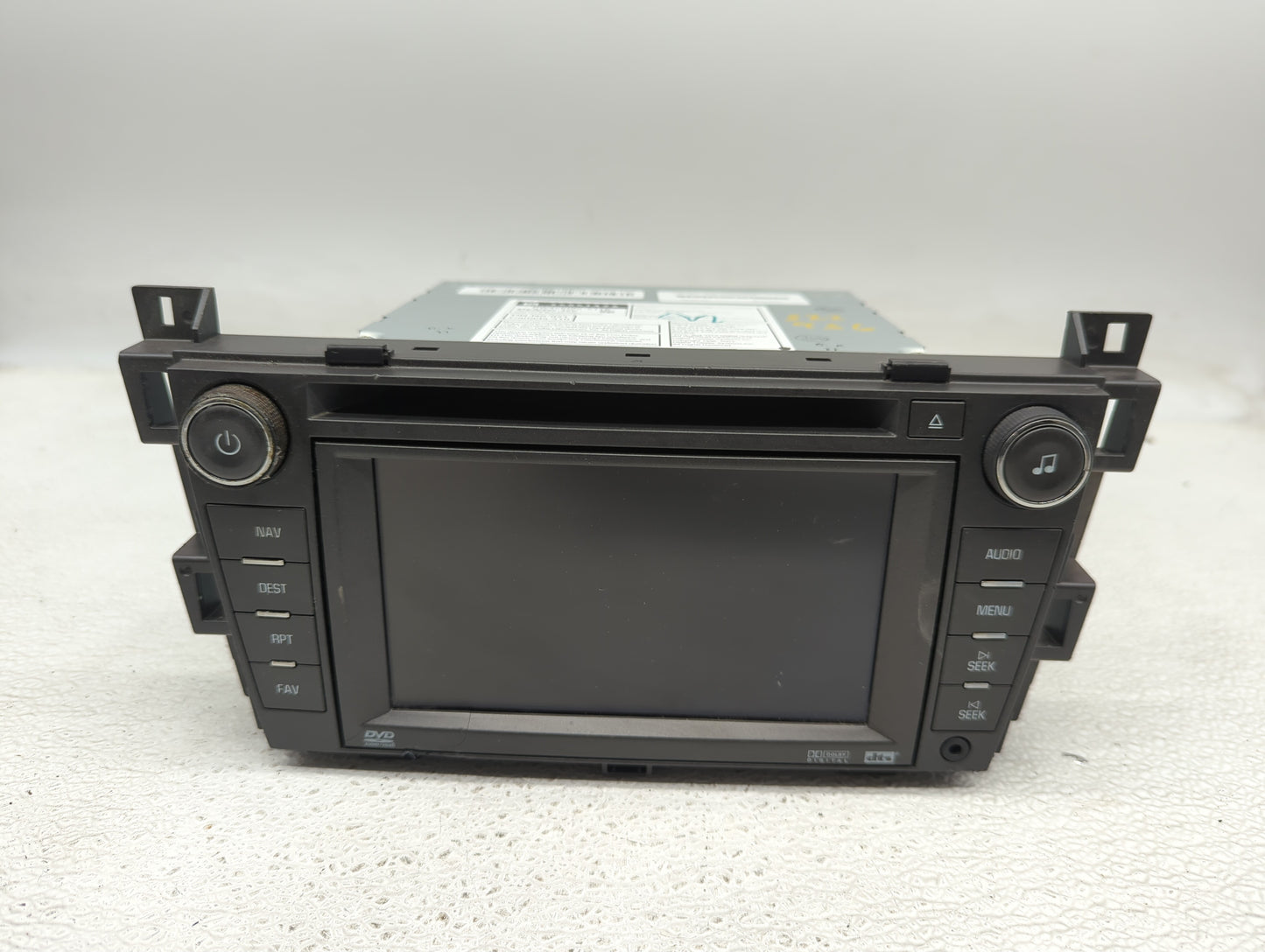 2008-2009 Cadillac Srx Radio AM FM Cd Player Receiver Replacement P/N:25851426 Fits Fits 2008 2009 OEM Used Auto Parts - Oem