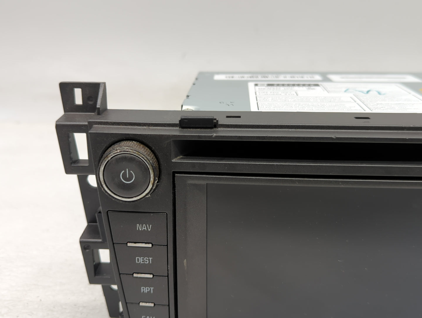 2008-2009 Cadillac Srx Radio AM FM Cd Player Receiver Replacement P/N:25851426 Fits Fits 2008 2009 OEM Used Auto Parts - Oem