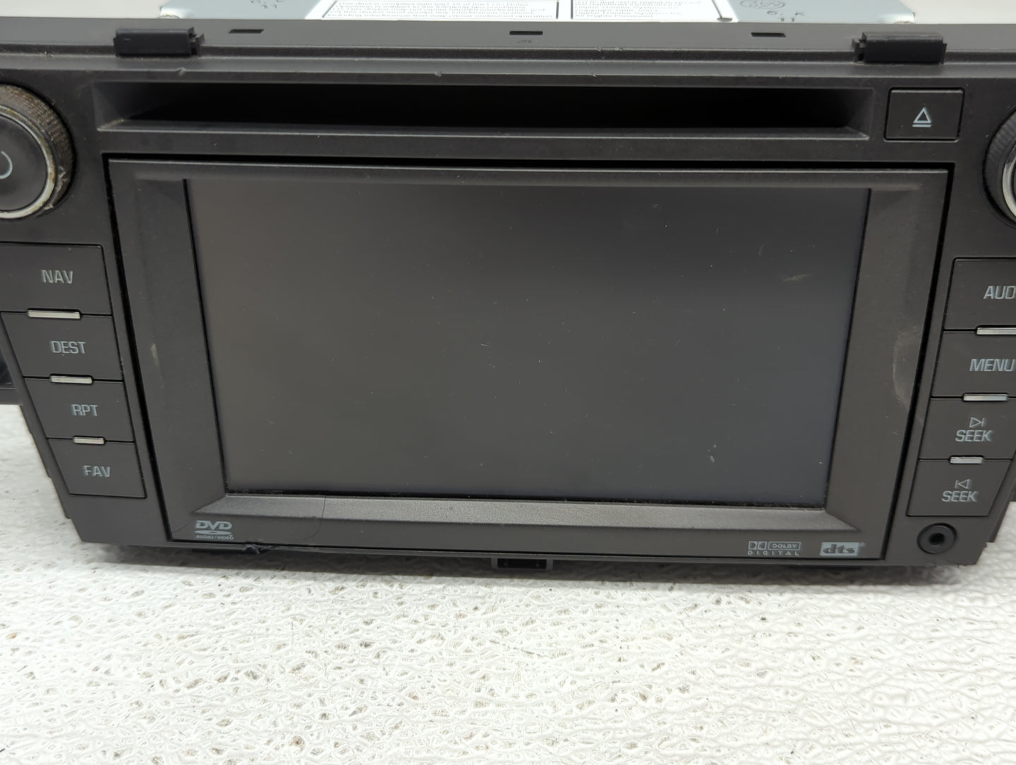 2008-2009 Cadillac Srx Radio AM FM Cd Player Receiver Replacement P/N:25851426 Fits Fits 2008 2009 OEM Used Auto Parts - Oem