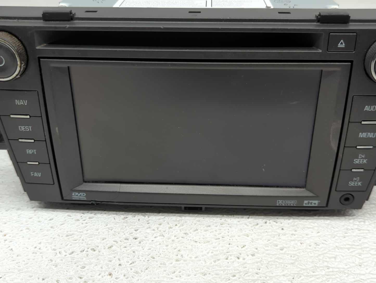 2008-2009 Cadillac Srx Radio AM FM Cd Player Receiver Replacement P/N:25851426 Fits Fits 2008 2009 OEM Used Auto Parts - Oem