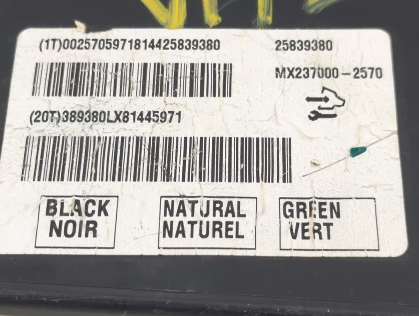 2008-2009 Cadillac Srx Climate Control Module Temperature AC/Heater Replacement P/N:25839380 MX237000-2570 Fits Fits 2008 20