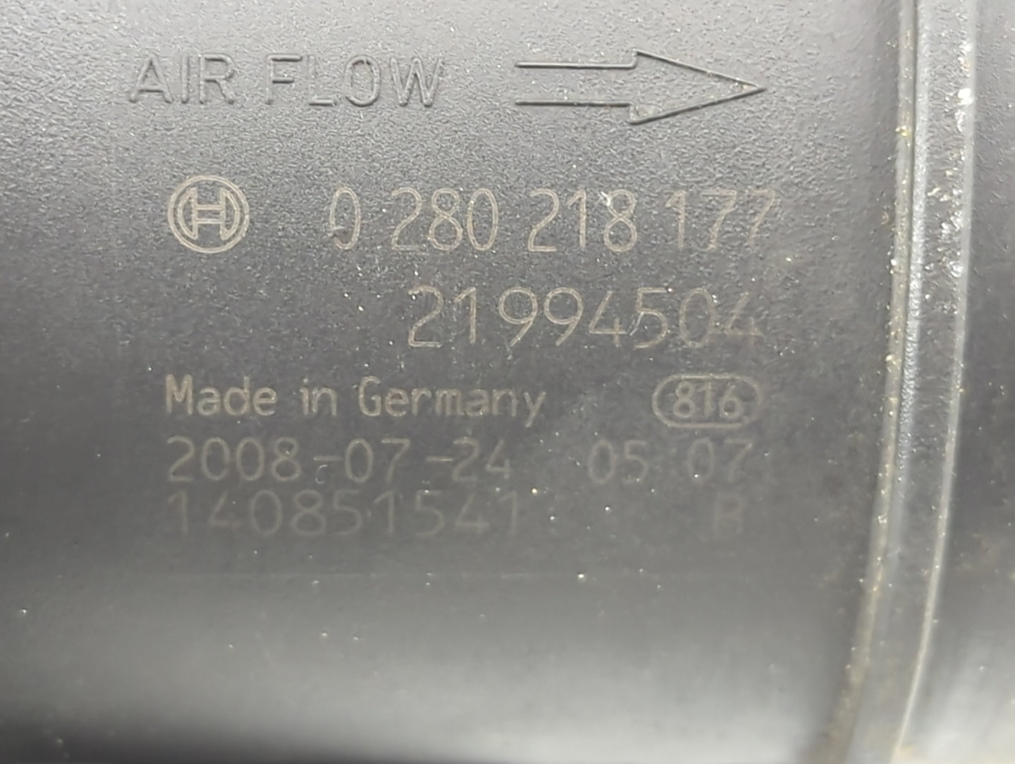 2007-2009 Cadillac Srx Mass Air Flow Meter Maf 1488269 - Oemusedautoparts1.com
