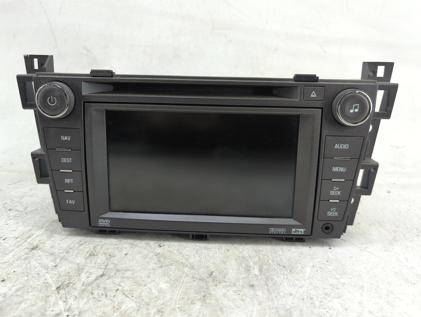 2008-2009 Cadillac Srx Radio AM FM Cd Player Receiver Replacement P/N:25851426 DW468100-6110 Fits Fits 2008 2009 OEM Used Au