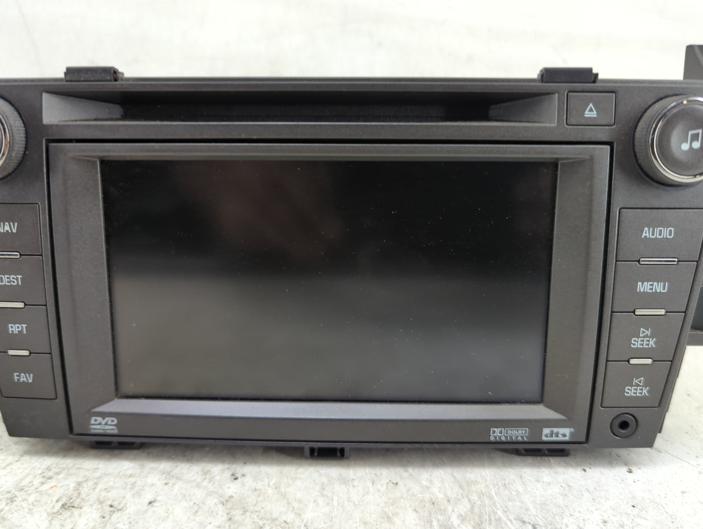 2008-2009 Cadillac Srx Radio AM FM Cd Player Receiver Replacement P/N:25851426 DW468100-6110 Fits Fits 2008 2009 OEM Used Au