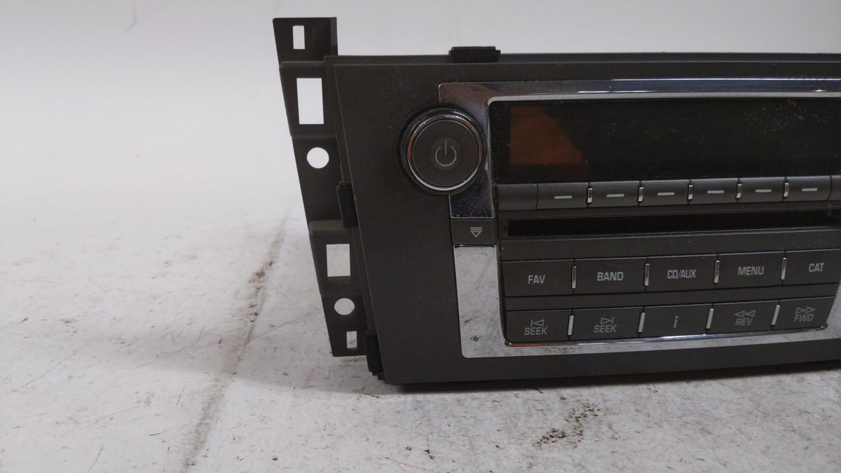 2008-2009 Cadillac Srx Radio AM FM Cd Player Receiver Replacement P/N:25849389 Fits 2008 2009 2010 2011 OEM Used Auto Parts 