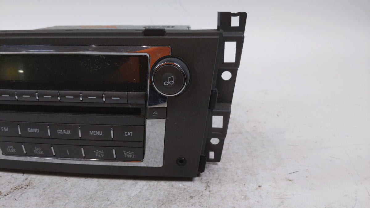 2008-2009 Cadillac Srx Radio AM FM Cd Player Receiver Replacement P/N:25849389 Fits 2008 2009 2010 2011 OEM Used Auto Parts 