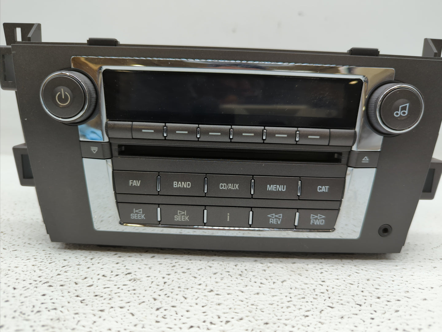 2008-2009 Cadillac Srx Radio AM FM Cd Player Receiver Replacement P/N:25849389 Fits Fits 2008 2009 2010 2011 OEM Used Auto P
