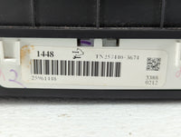 2008-2009 Cadillac Srx Instrument Cluster Speedometer Gauges P/N:25810140 25961448, 25904017, 25961448 Fits Fits 2008 2009 O