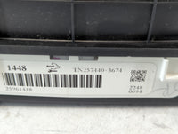 2008-2009 Cadillac Srx Instrument Cluster Speedometer Gauges P/N:25961448 TN257440-3674 Fits Fits 2008 2009 OEM Used Auto Pa