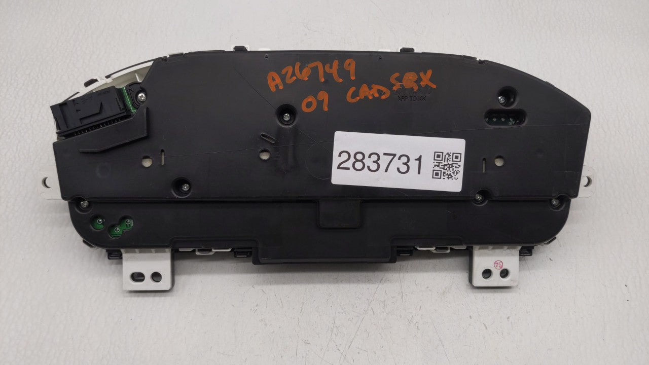 2009 Cadillac Srx Instrument Cluster Speedometer Gauges P/N:25810140 25961448, 25904017, 25961448 Fits Fits 2008 OEM Used Au