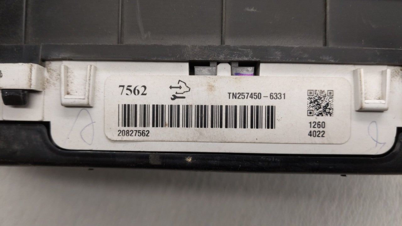 2009 Cadillac Sts Instrument Cluster Speedometer Gauges P/N:20827562 25858432 Fits Fits 2010 2011 OEM Used Auto Parts - Oemu