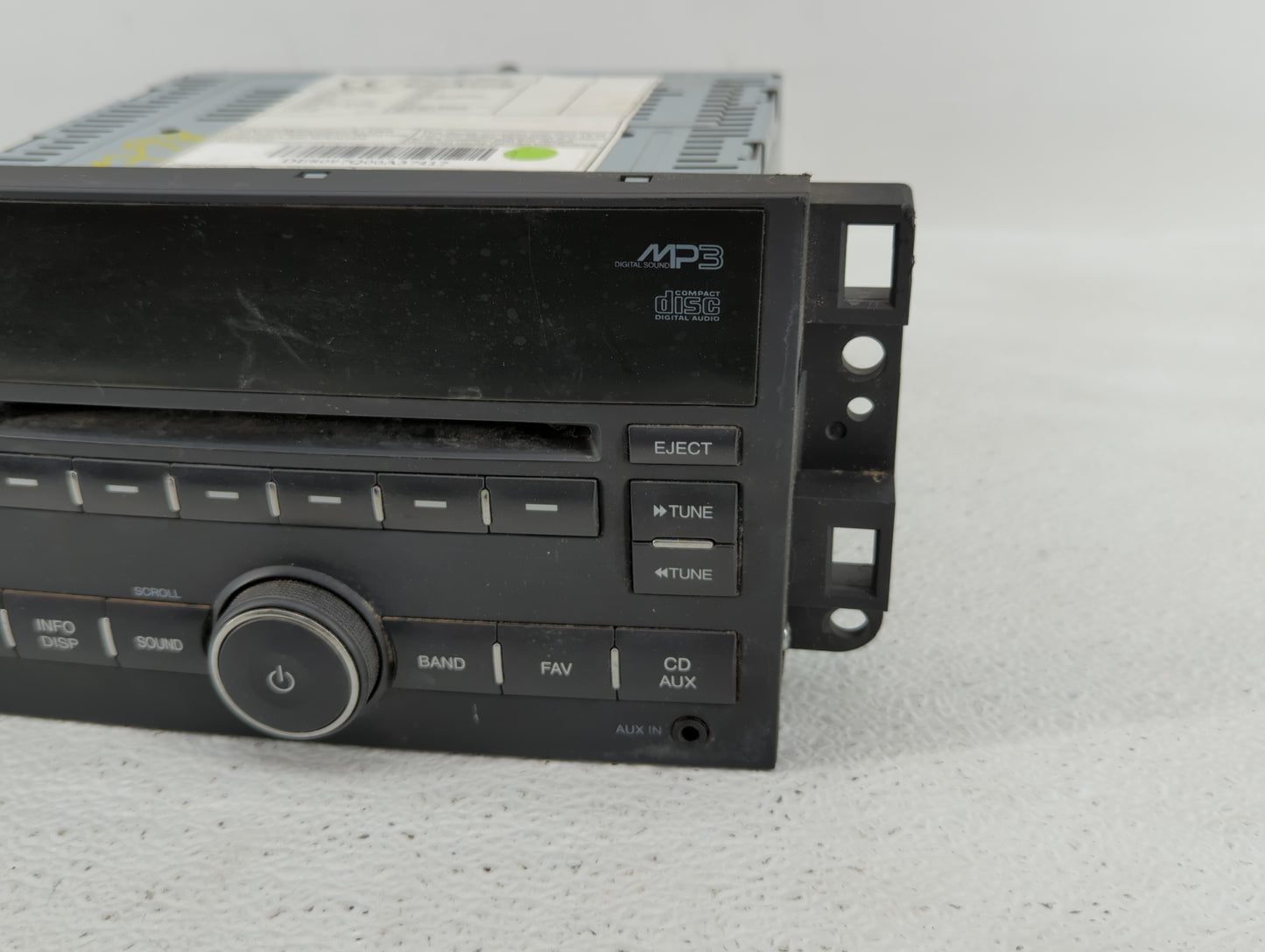 2009-2010 Chevrolet Aveo Radio AM FM Cd Player Receiver Replacement P/N:96 989 873 95 981 814, 95 961 414 Fits Fits 2009 201