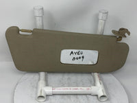 2009 Chevrolet Aveo Sun Visor Shade Replacement Passenger Right Mirror Fits Fits 2005 2006 2007 2008 2010 2011 OEM Used Auto