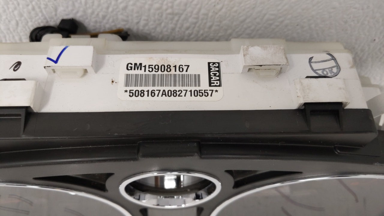 2008-2010 Chevrolet Cobalt Instrument Cluster Speedometer Gauges P/N:15908167 Miles: Fits Fits 2008 2009 2010 OEM Used Auto 