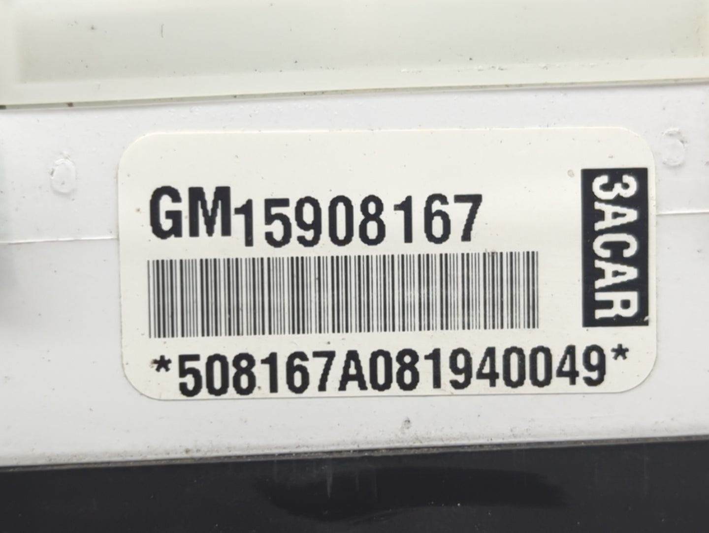 2008-2010 Chevrolet Cobalt Instrument Cluster Speedometer Gauges P/N:15908167 Fits Fits 2008 2009 2010 OEM Used Auto Parts -
