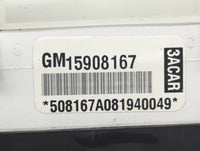 2008-2010 Chevrolet Cobalt Instrument Cluster Speedometer Gauges P/N:15908167 Fits Fits 2008 2009 2010 OEM Used Auto Parts -