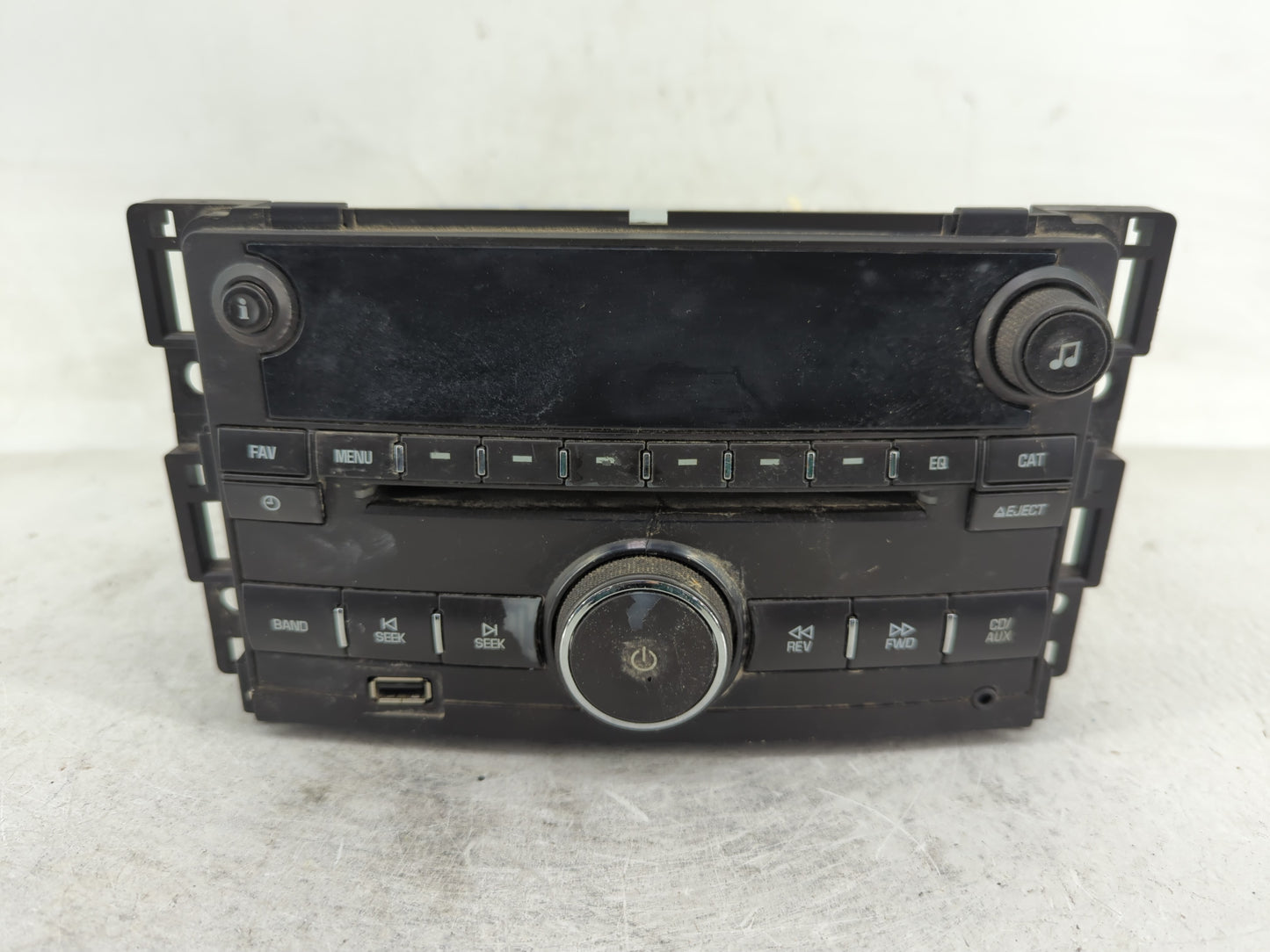 2009-2010 Chevrolet Cobalt Radio AM FM Cd Player Receiver Replacement P/N:20758188 Fits Fits 2009 2010 OEM Used Auto Parts -