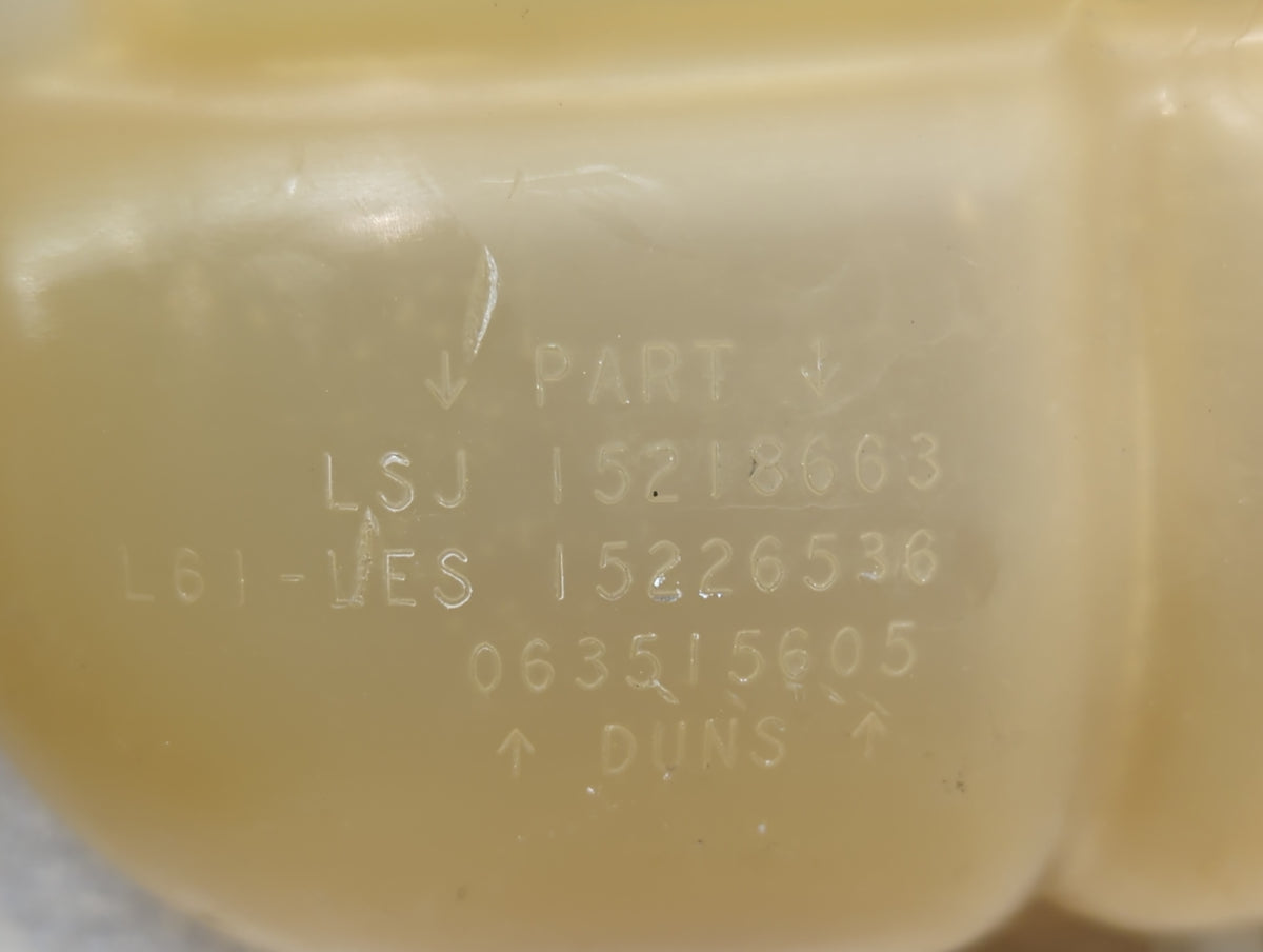 2005 Chevrolet Cobalt Radiator Coolant Overflow Expansion Tank Bottle 1390029 - Oemusedautoparts1.com