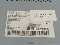 2009-2010 Chevrolet Cobalt Radio AM FM Cd Player Receiver Replacement P/N:25834576 Fits Fits 2009 2010 OEM Used Auto Parts -
