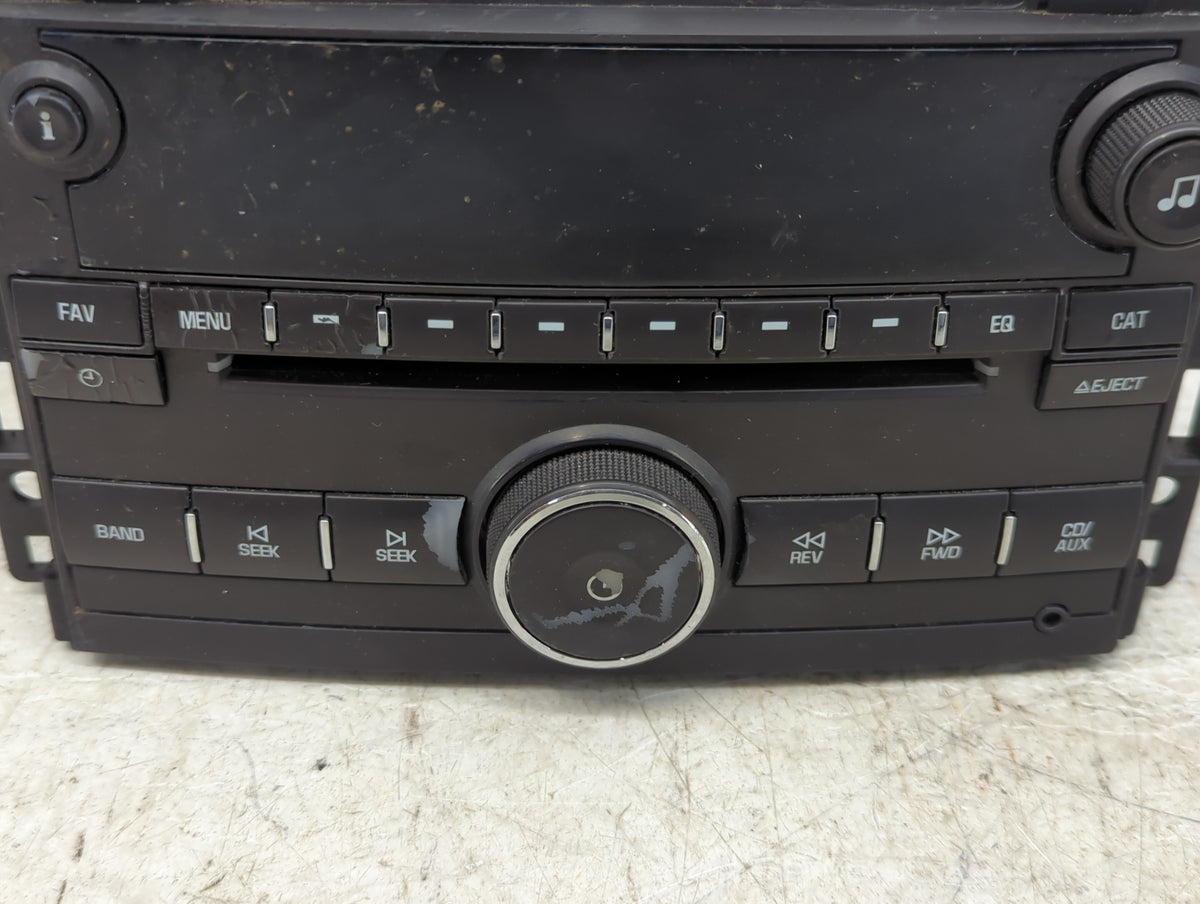 2009 Chevrolet Cobalt Radio AM FM Cd Player Receiver Replacement P/N:28152092 25834576 Fits Fits 2005 2006 2007 OEM Used Aut
