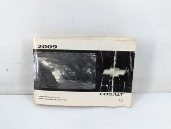 compare product 2009 Chevrolet Cobalt Owners Manual Book Guide P/N:25776709 A OEM Used Auto Parts