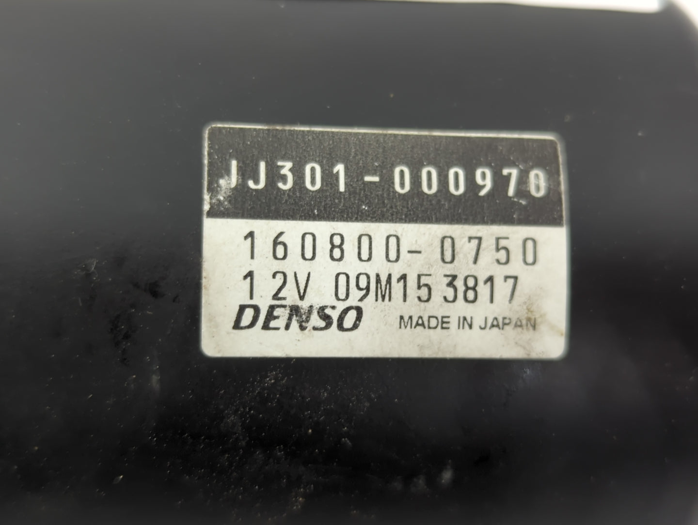 2008-2010 Chevrolet Cobalt Car Starter Motor Solenoid OEM P/N:160800-0750 JJ301-000970 Fits OEM Used Auto Parts - Oemusedaut