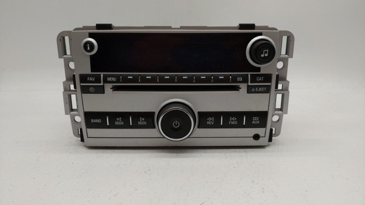 2009 Chevrolet Equinox Radio AM FM Cd Player Receiver Replacement P/N:20766793 Fits OEM Used Auto Parts - Oemusedautoparts1.