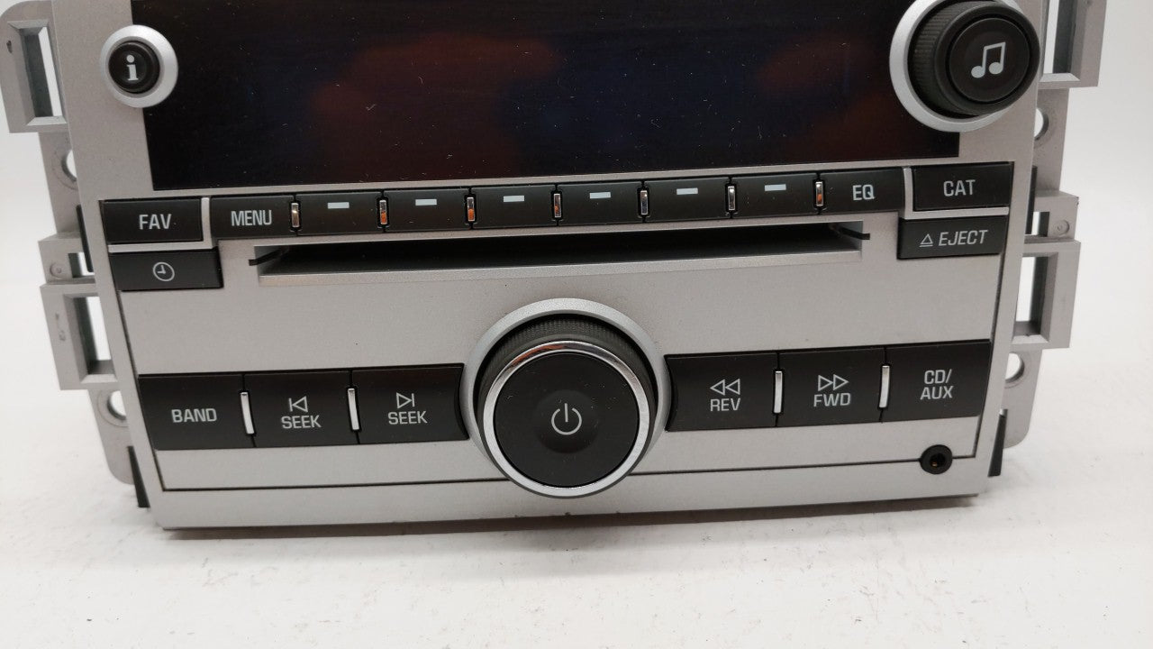 2009 Chevrolet Equinox Radio AM FM Cd Player Receiver Replacement P/N:20766793 Fits OEM Used Auto Parts - Oemusedautoparts1.