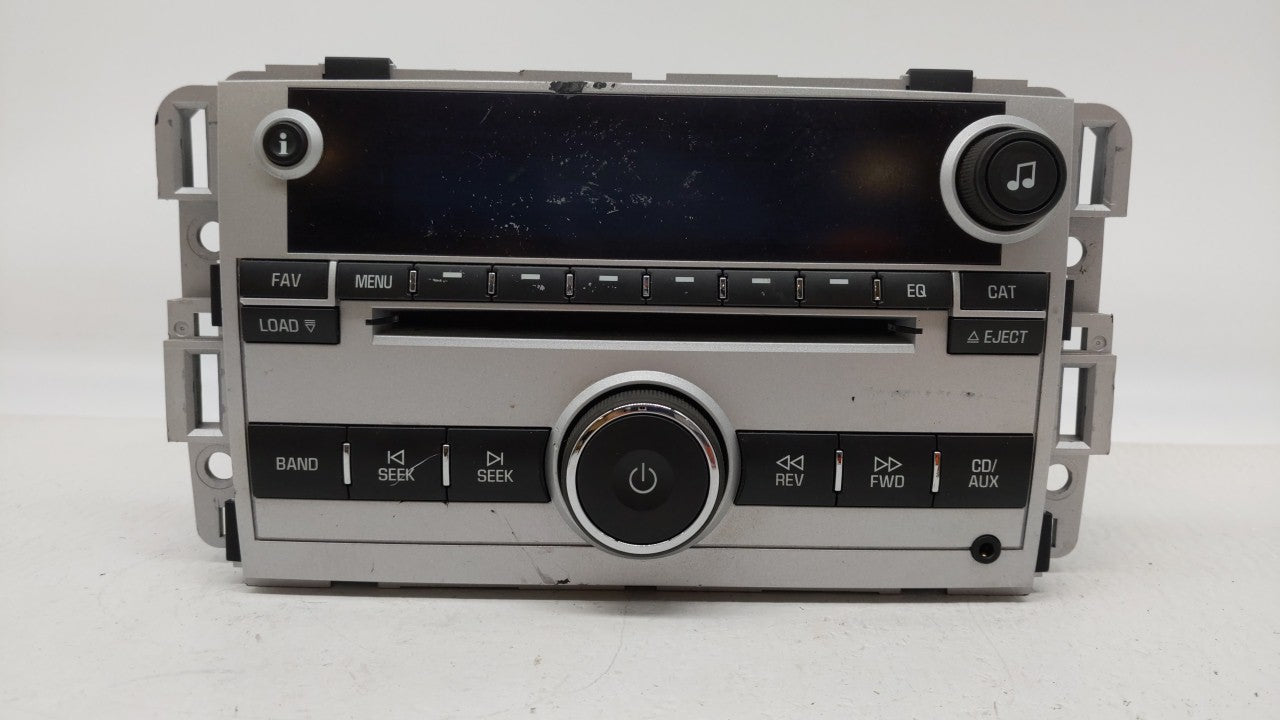 2009 Chevrolet Equinox Radio AM FM Cd Player Receiver Replacement P/N:25994582 Fits OEM Used Auto Parts - Oemusedautoparts1.