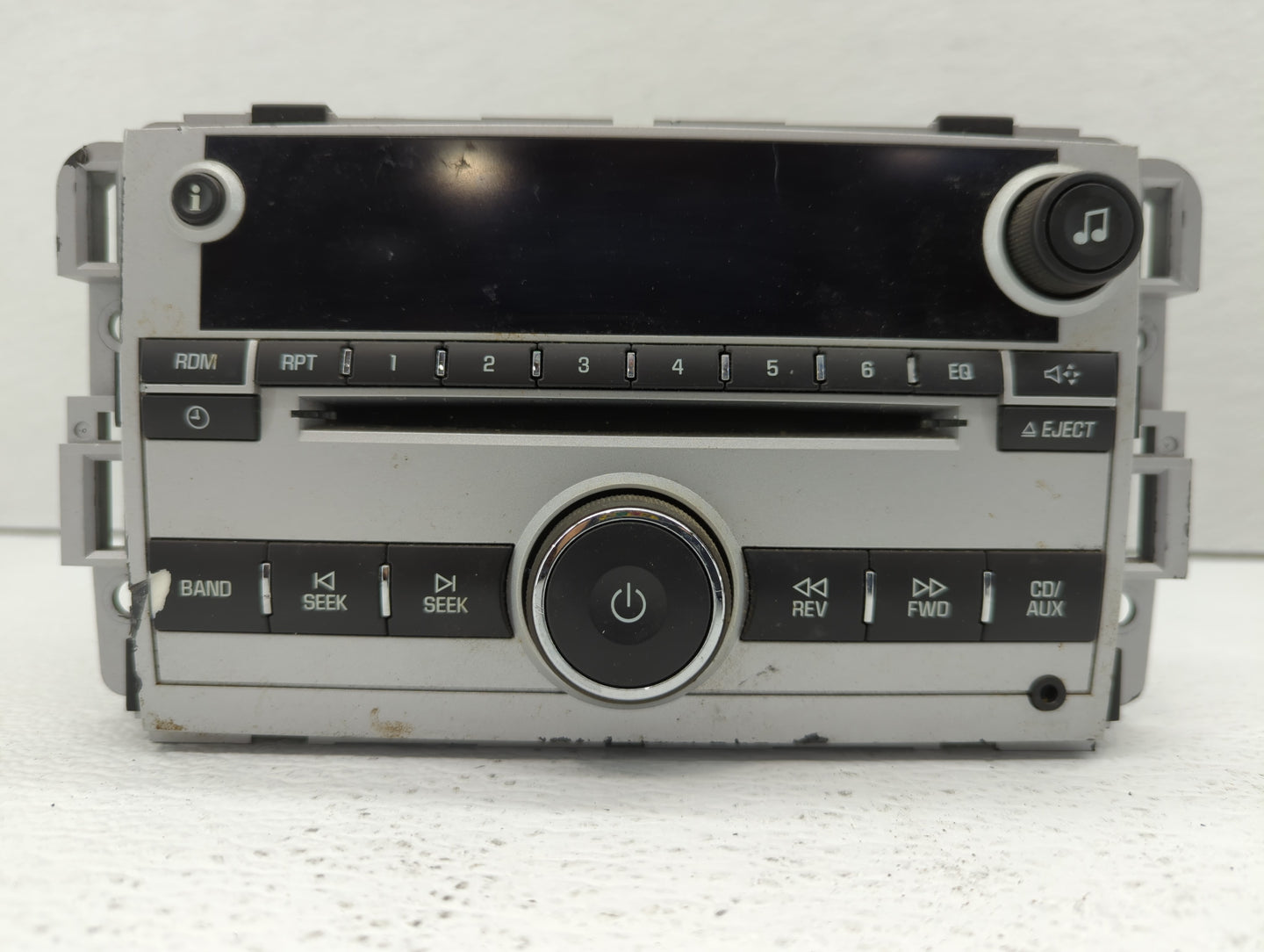2009 Chevrolet Equinox Radio AM FM Cd Player Receiver Replacement P/N:25957001 Fits OEM Used Auto Parts - Oemusedautoparts1.