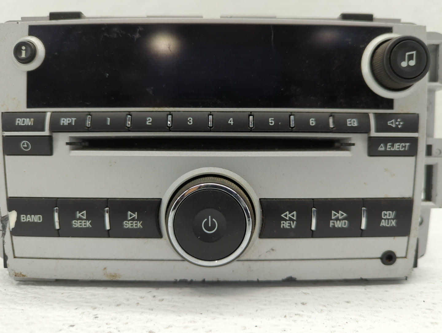 2009 Chevrolet Equinox Radio AM FM Cd Player Receiver Replacement P/N:25957001 Fits OEM Used Auto Parts - Oemusedautoparts1.